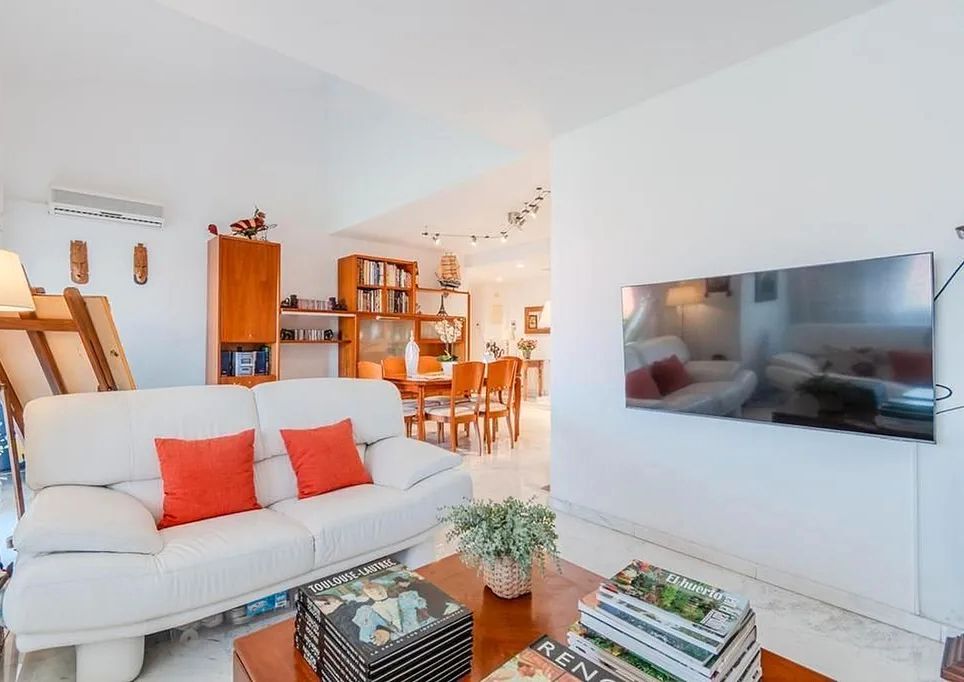 Living room of Flat for sale in Málaga Capital  with Terrace
