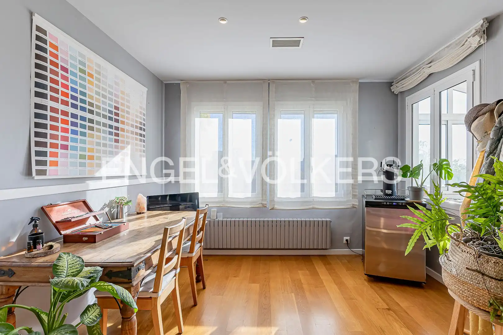 Dining room of Duplexes for sale in Barcelona  with Air Conditioner, Heating and Private garden