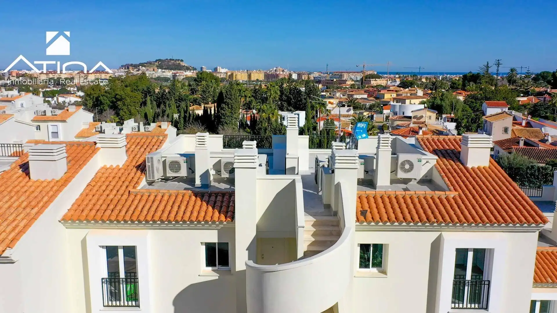 Exterior view of Detached homes for sale in Dénia  with Air Conditioner, Private garden and Terrace