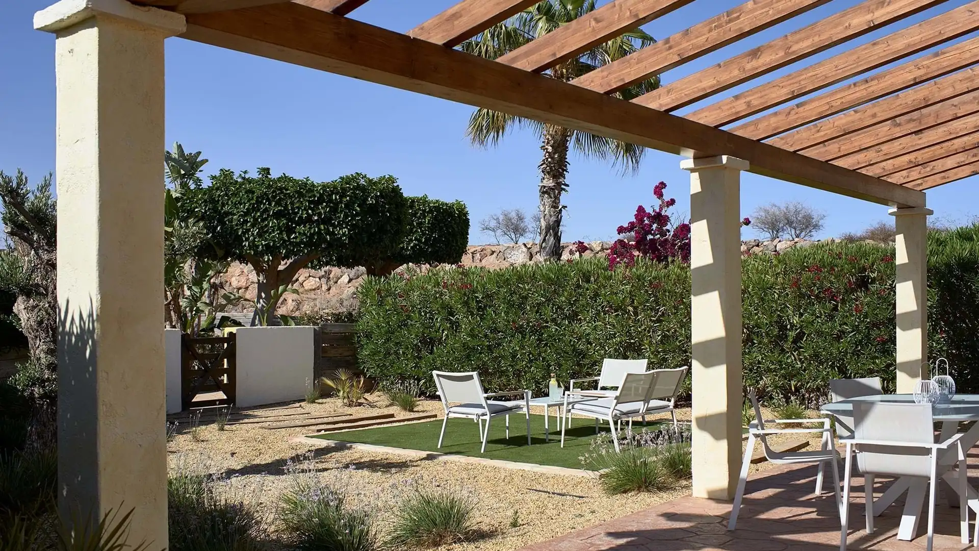 Terrassa de Casa o xalet en venda en Cuevas del Almanzora amb Aire condicionat, Jardí privat i Terrassa