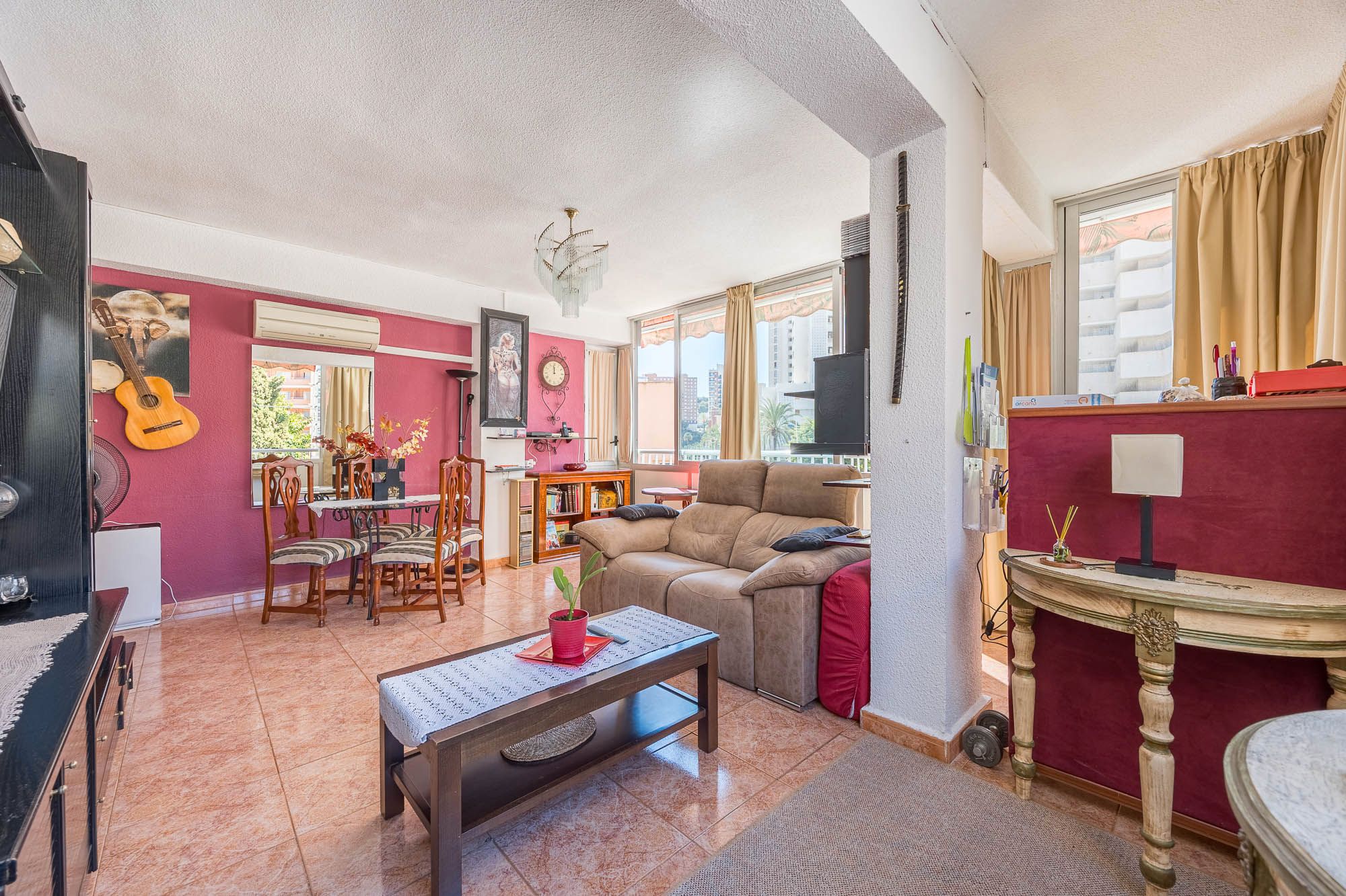 Living room of Flat for sale in Finestrat