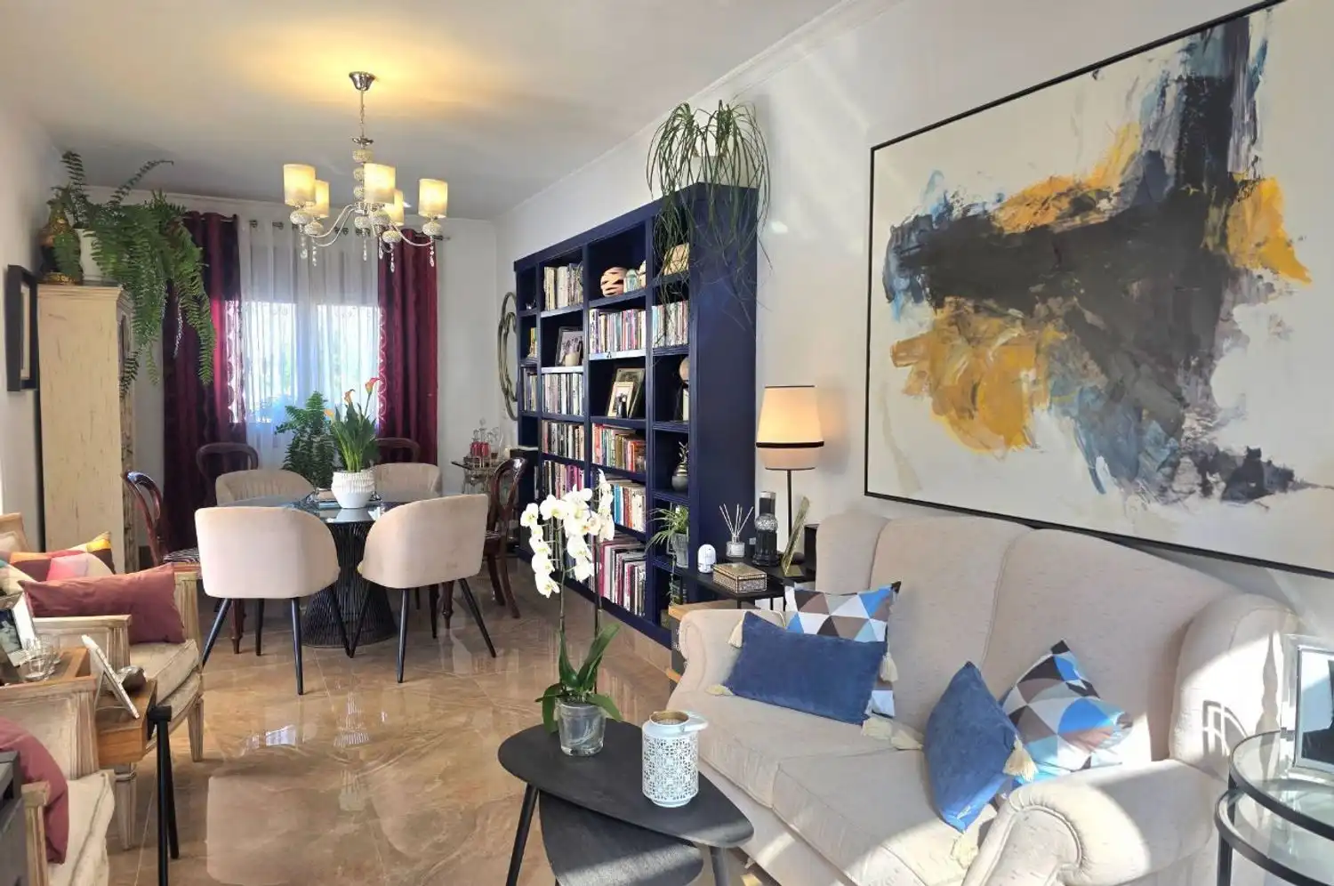 Sala d'estar de Casa o xalet en venda en Antas amb Aire condicionat, Terrassa i Traster