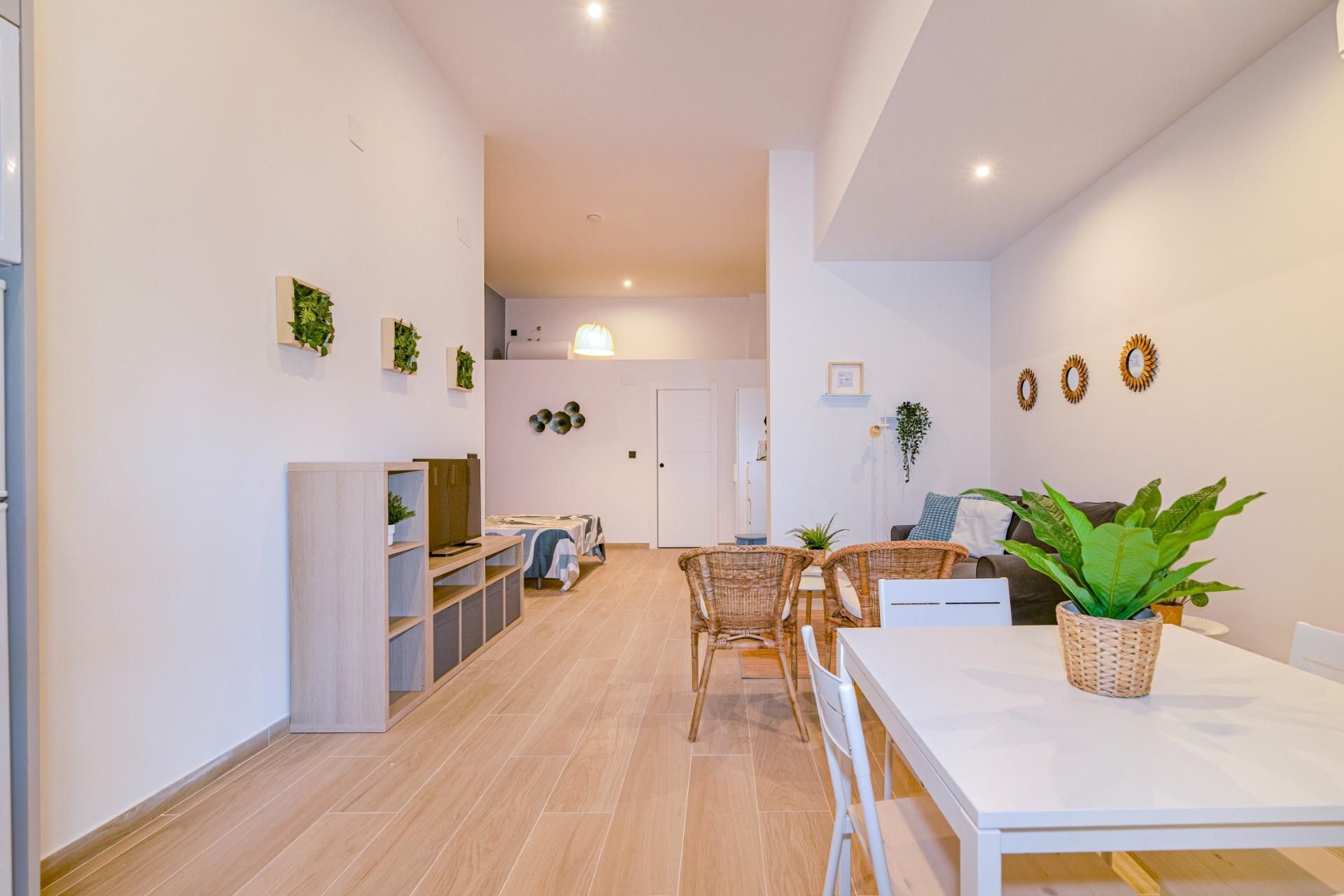 Sala d'estar de Estudi de lloguer en  Granada Capital amb Aire condicionat i Calefacció