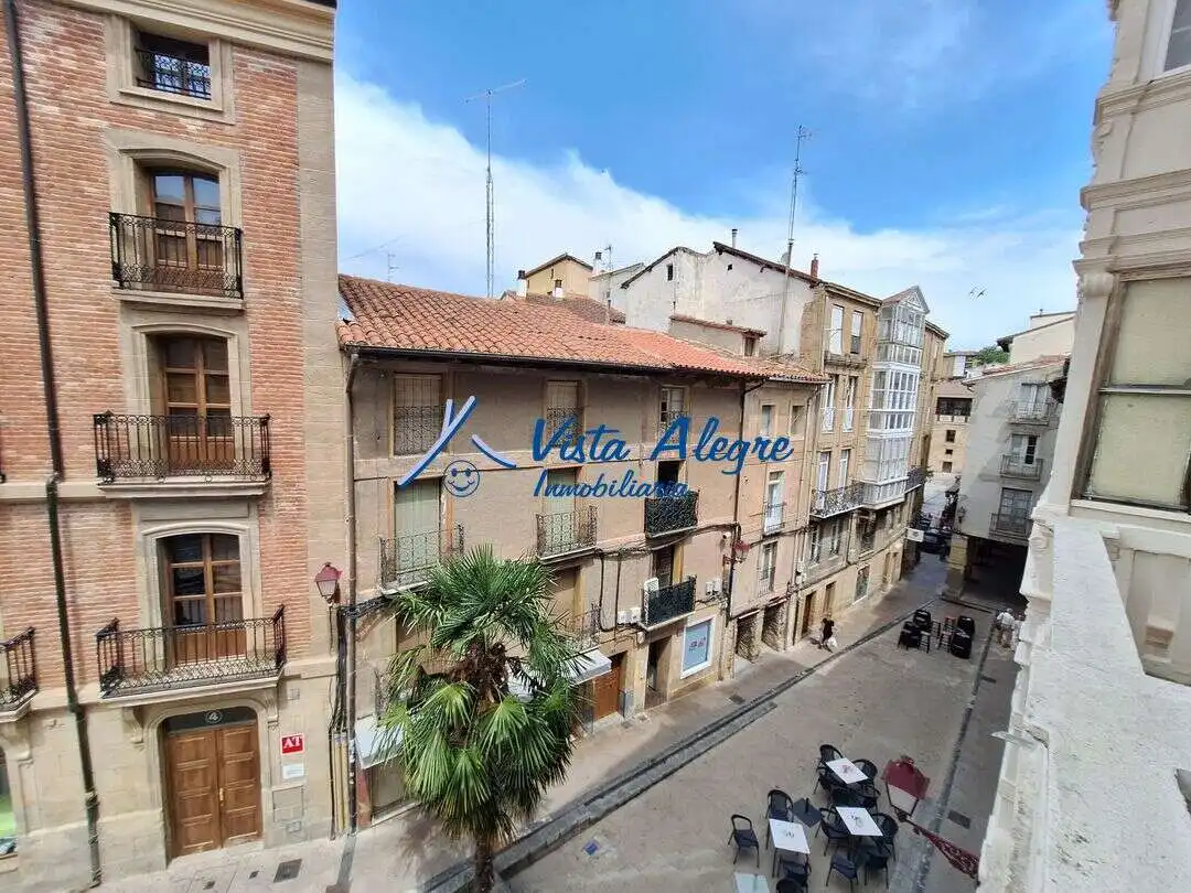 Vista exterior de Apartamento en venta en Haro con Calefacción, Terraza y Amueblado