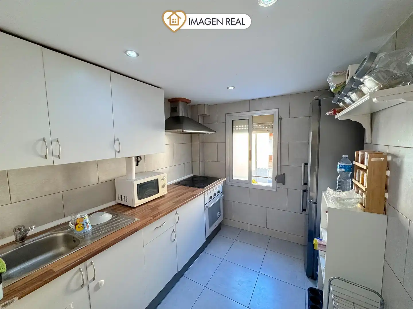 Kitchen of Flat for sale in Terrassa  with Furnished, Oven and Washing machine