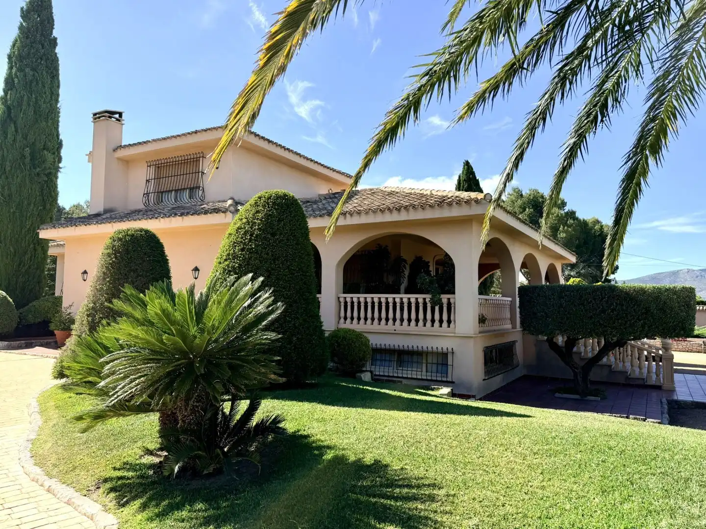 Vista exterior de Casa o chalet en venta en Cocentaina con Calefacción, Jardín privado y Terraza