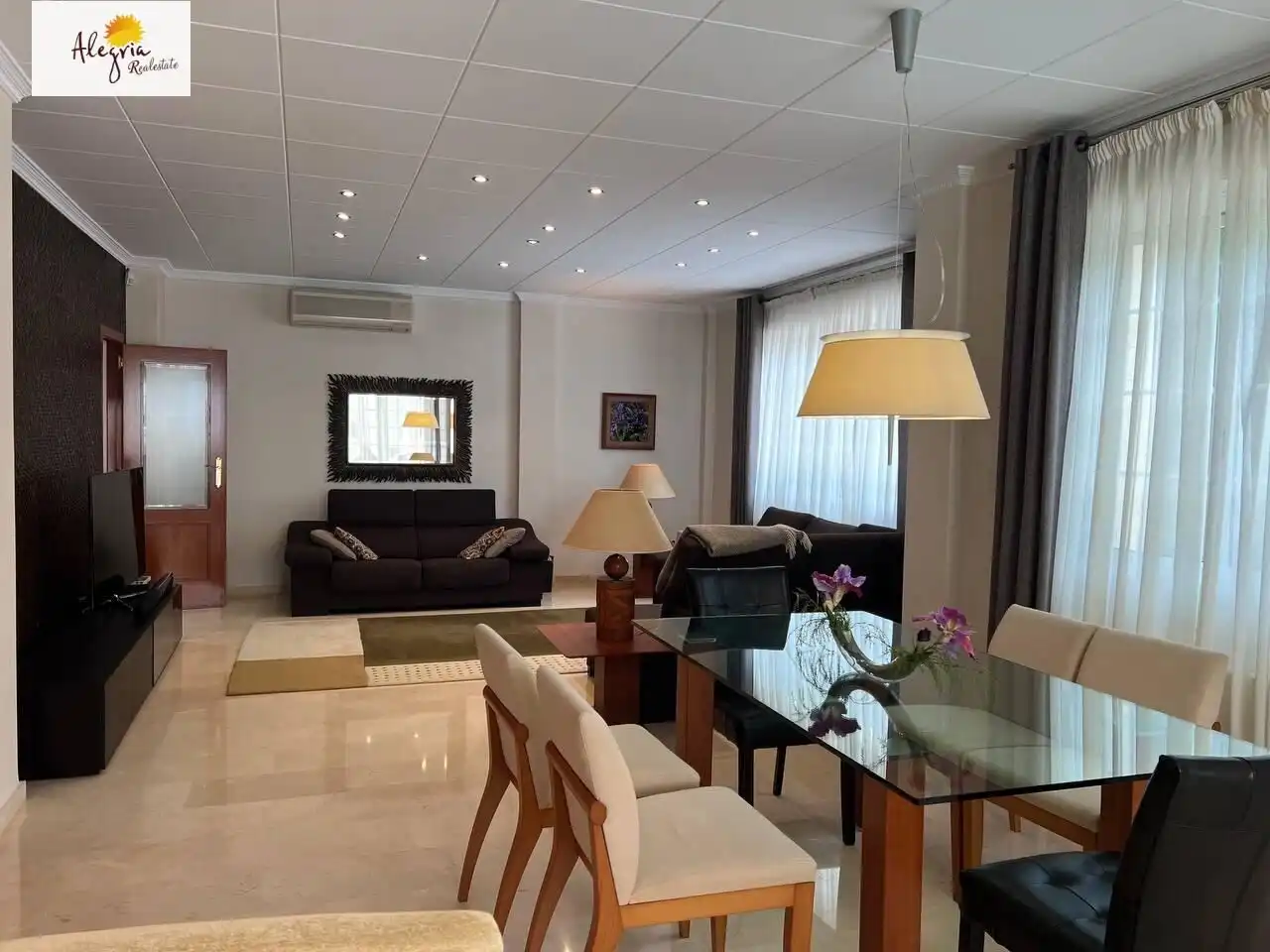 Sala de estar de Casa o chalet en venta en Cullera con Aire acondicionado, Calefacción y Jardín privado