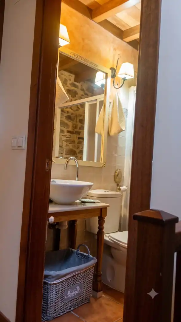 Baño de Casa o chalet en venta en Muros con Amueblado