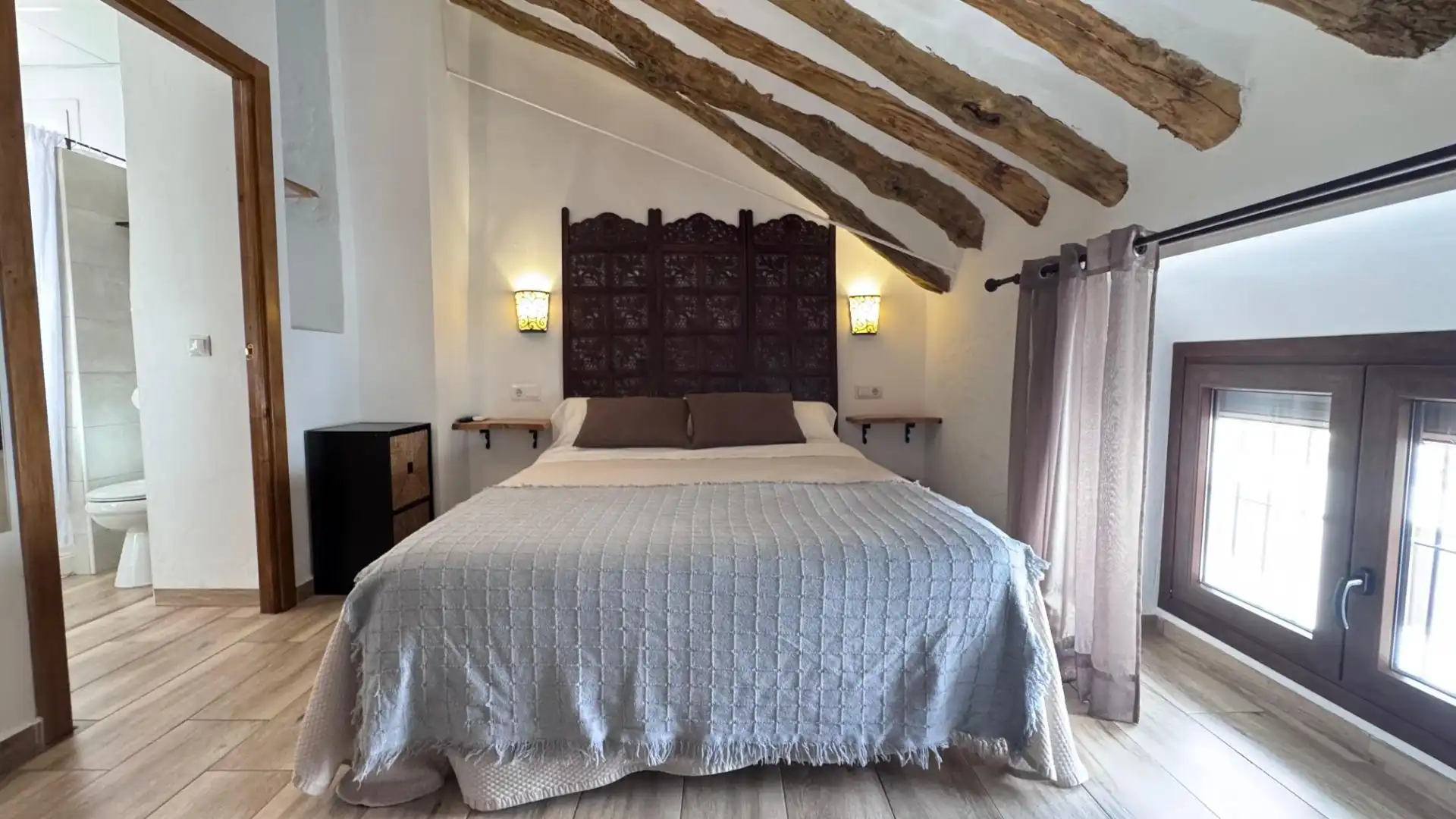 Bedroom of Houses for sale in Iznájar  with Air Conditioner, Heating and Terrace