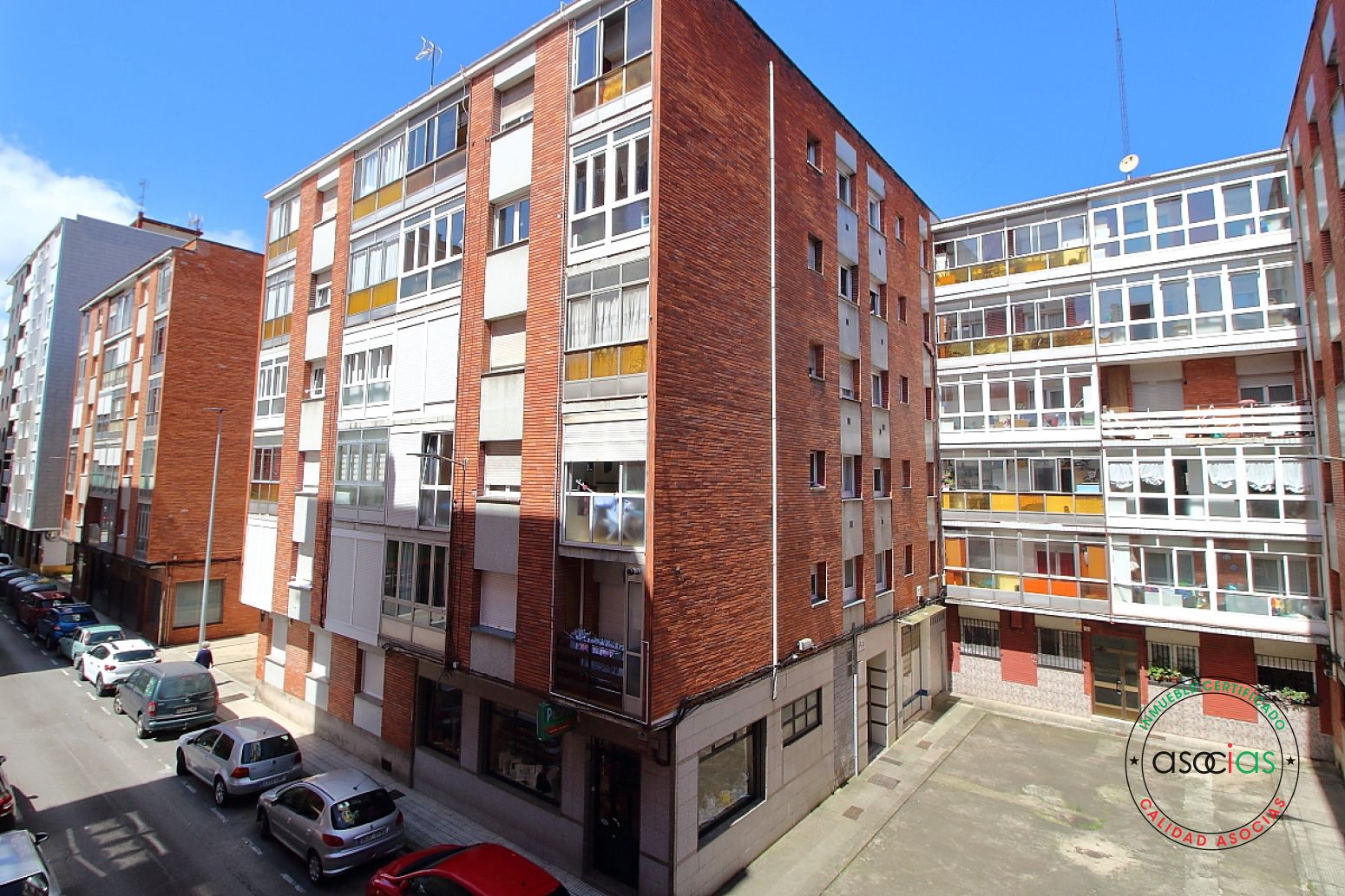 Exterior view of Flat for sale in Gijón   with Heating, Parquet flooring and Balcony
