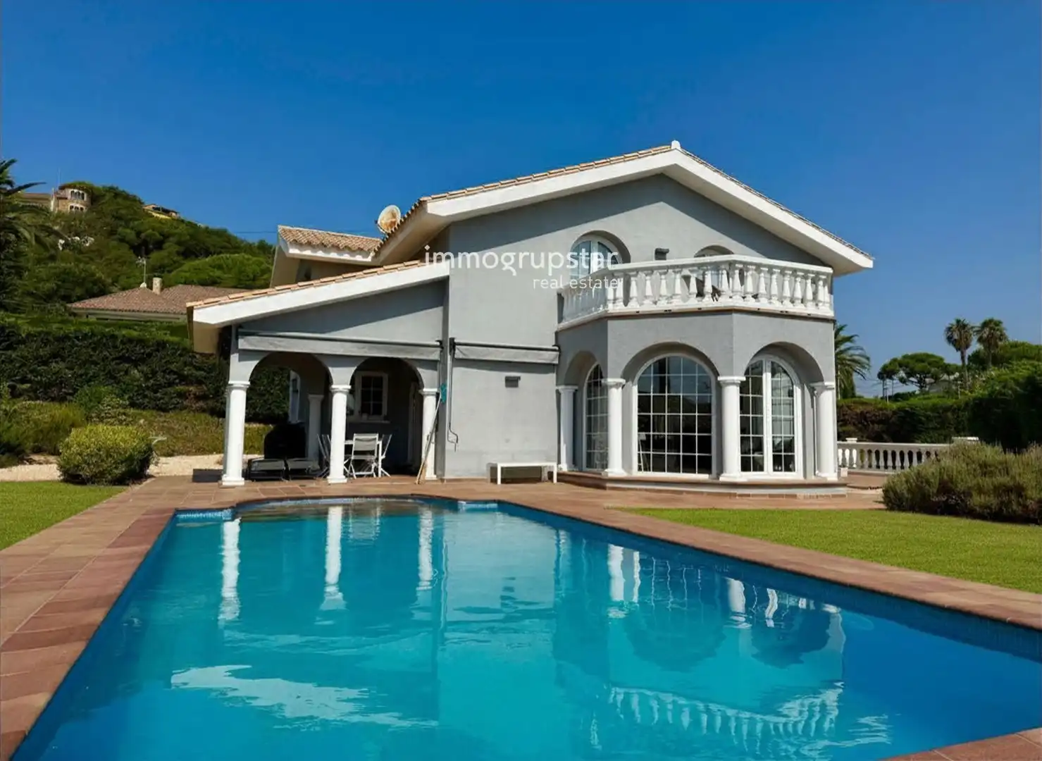 Vista exterior de Casa o chalet en venta en Calonge i Sant Antoni con Calefacción, Terraza y Piscina