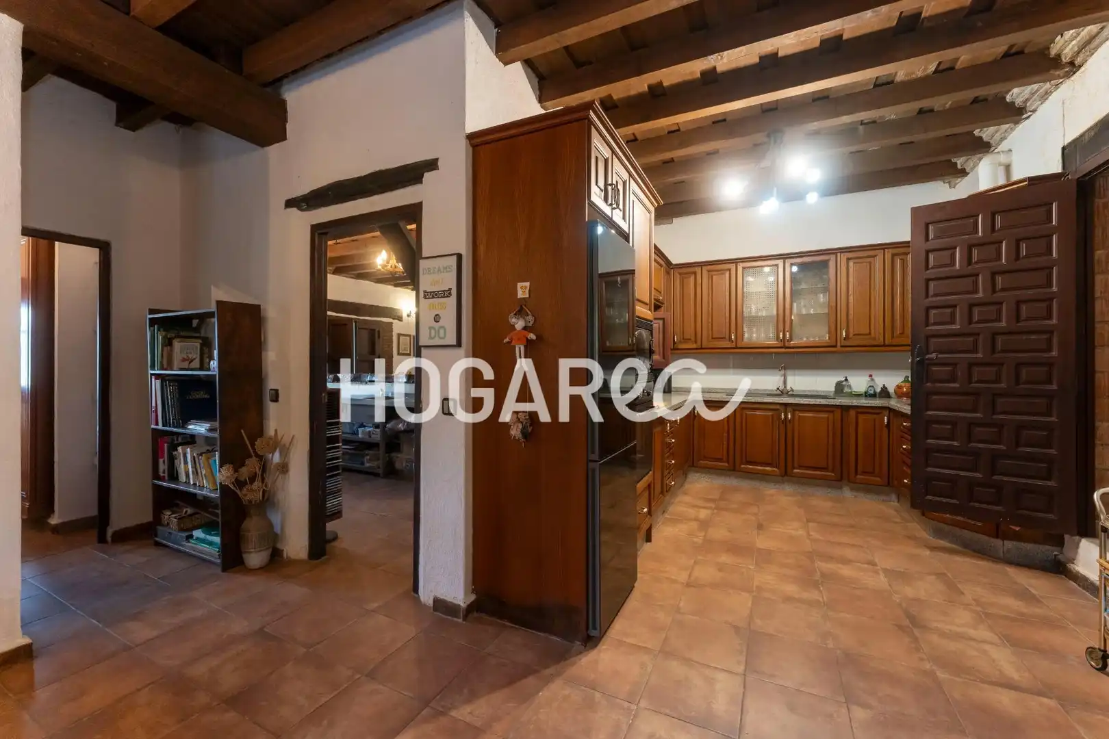 Cocina de Finca rústica en venta en Alcaucín con Jardín privado, Terraza y Piscina
