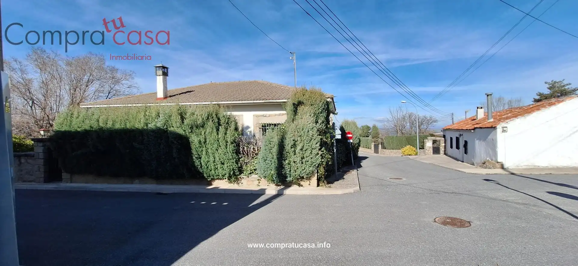 Exterior view of Houses for sale in Otero de Herreros  with Private garden, Storage room and Furnished