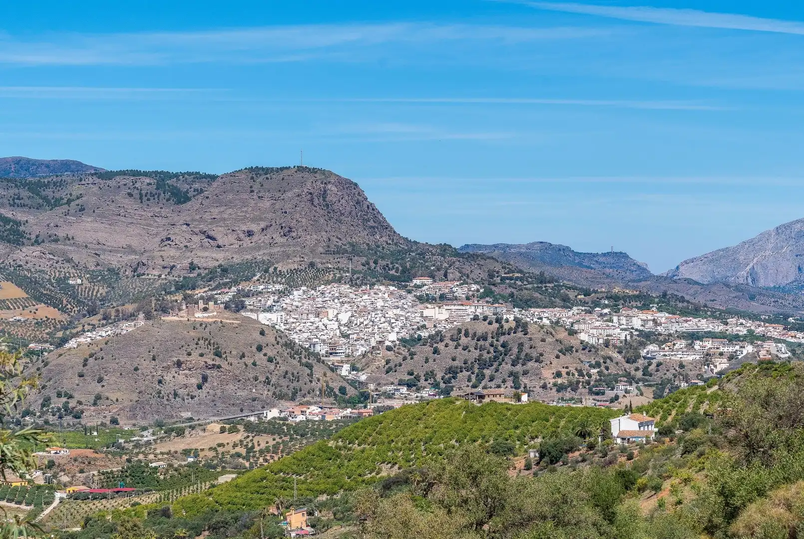 Vista exterior de Finca rústica en venda en Álora amb Aire condicionat, Calefacció i Jardí privat