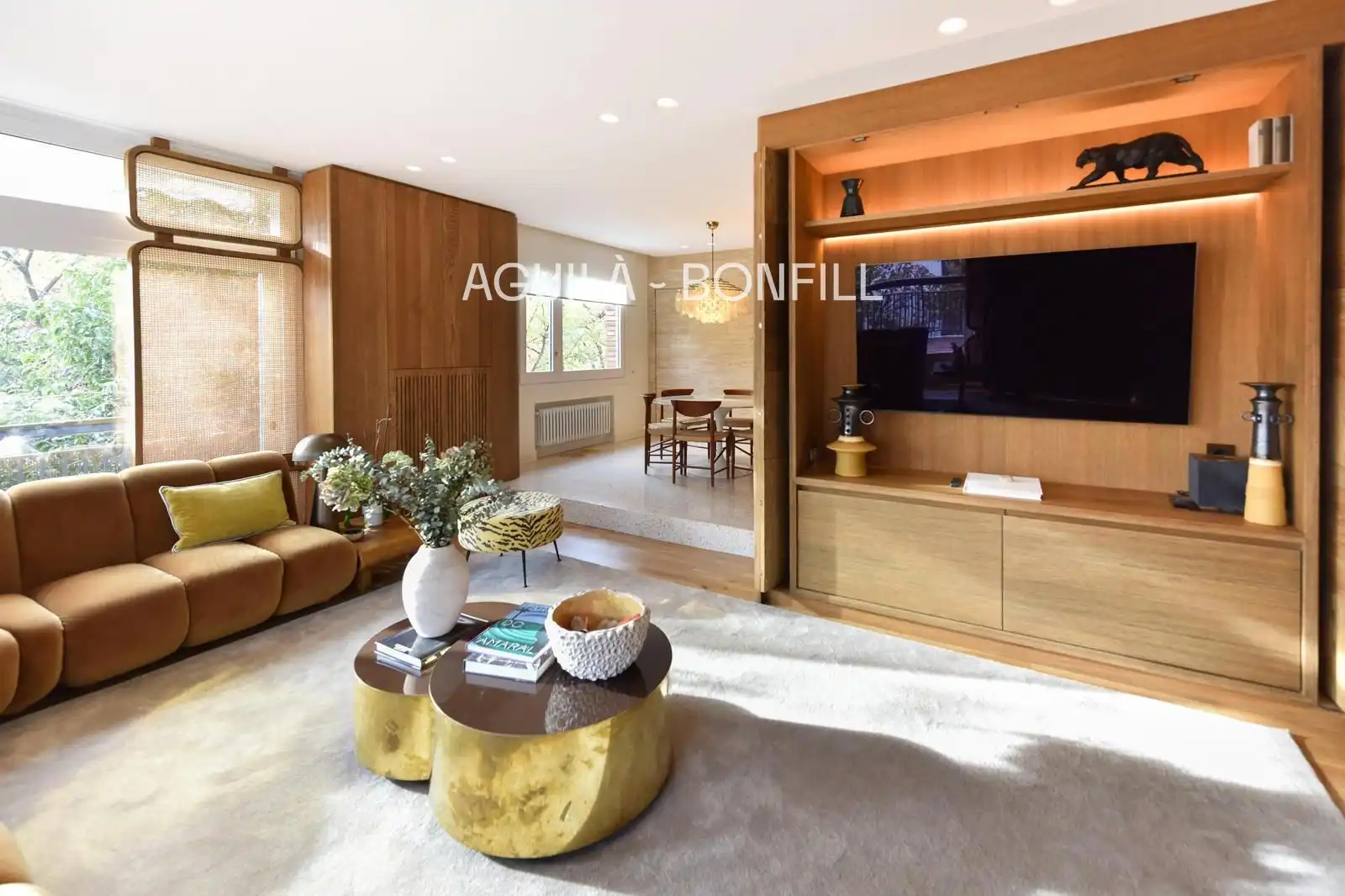 Living room of Flat for sale in Barcelona  with Air Conditioner, Heating and Parquet flooring