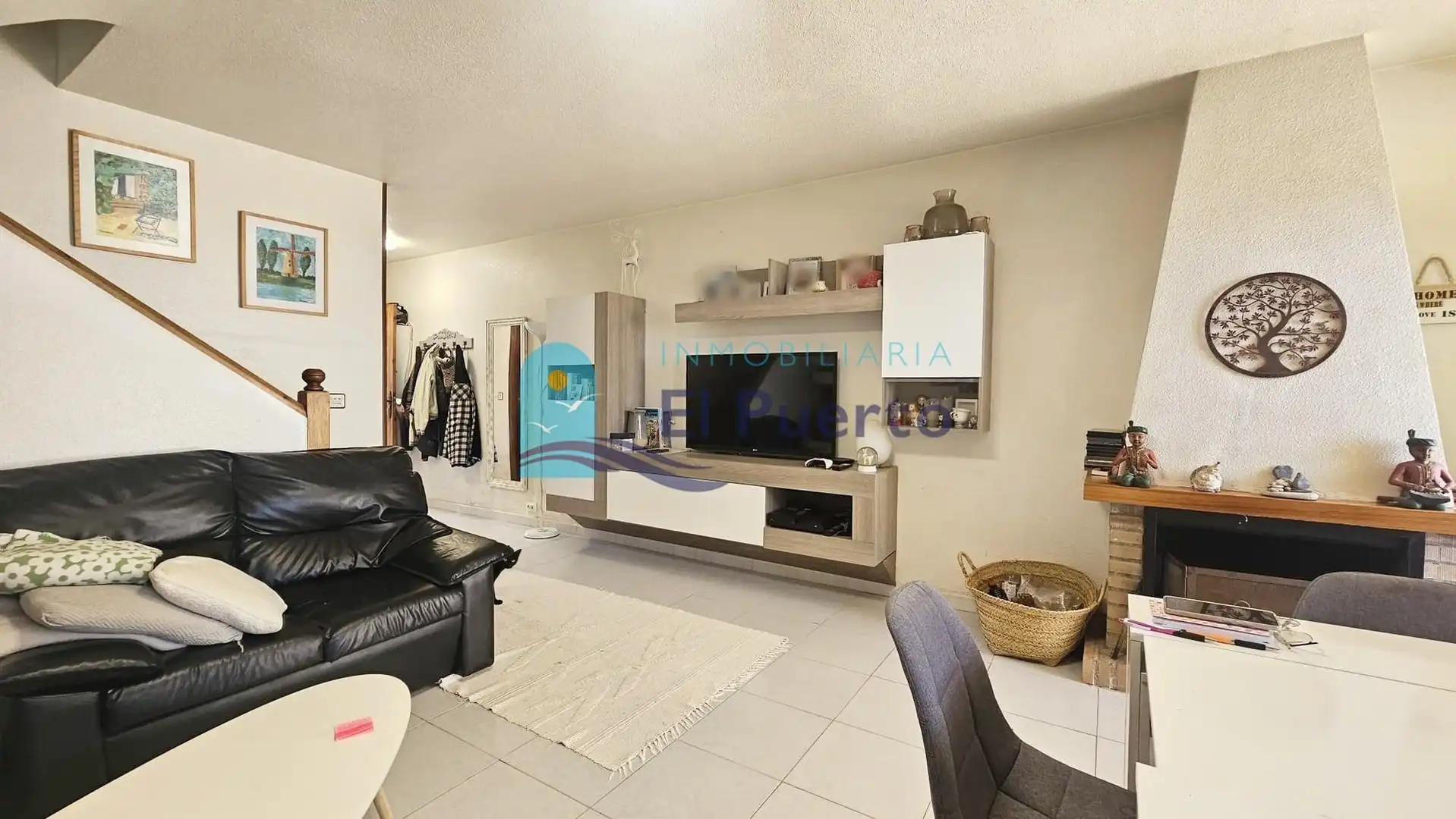 Sala de estar de Dúplex en venta en Mazarrón con Jardín privado, Terraza y Amueblado