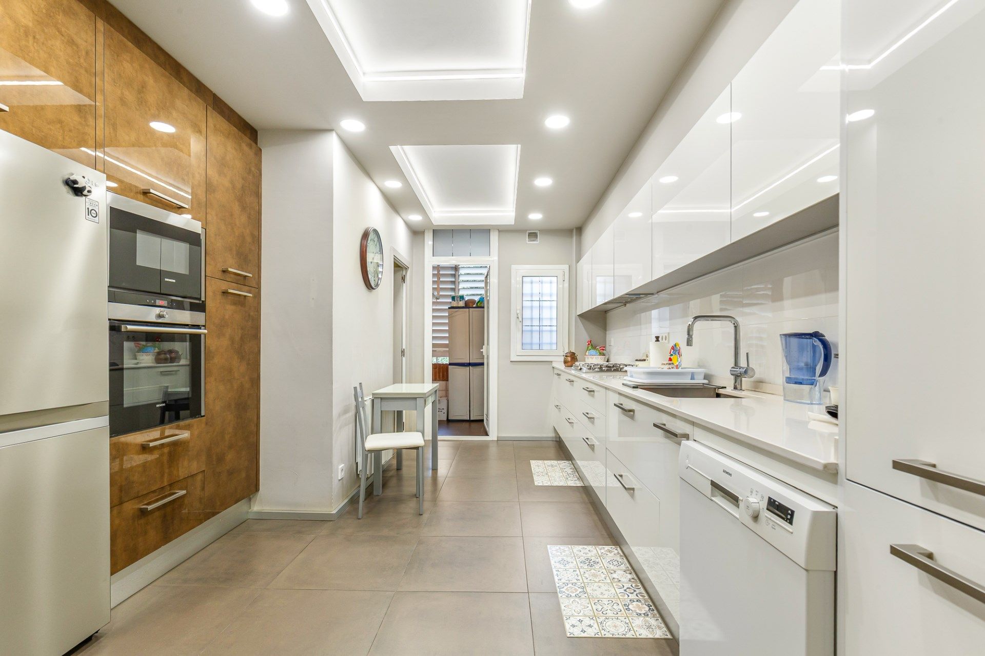 Kitchen of Flat for sale in  Barcelona Capital  with Heating, Terrace and Storage room
