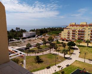 Exterior view of Attic to rent in Roquetas de Mar  with Air Conditioner and Terrace