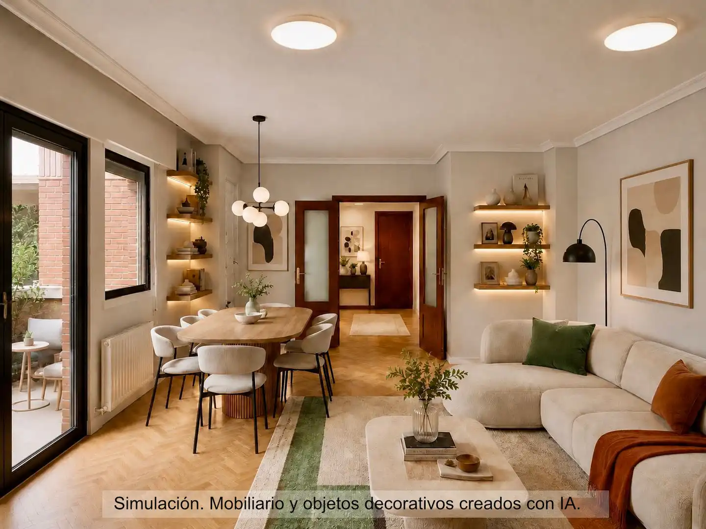 Sala d'estar de Pis en venda en Pozuelo de Alarcón amb Calefacció, Parquet i Terrassa