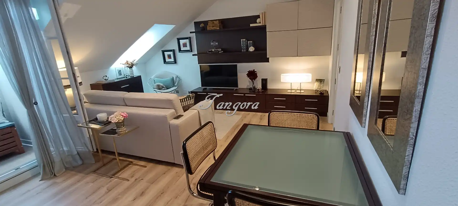 Sala de estar de Ático en venta en Ribamontán al Mar con Calefacción, Parquet y Terraza