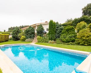 Exterior view of House or chalet for sale in Carral  with Swimming Pool