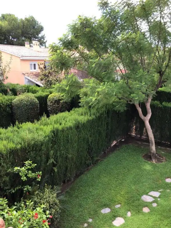 Jardín de Casa adosada de alquiler en Godella con Calefacción y Piscina