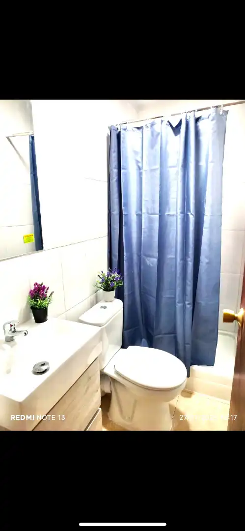Badezimmer von Wohnung zur untervermieten in Valencia mit Klimaanlage, Heizung und Möbliert