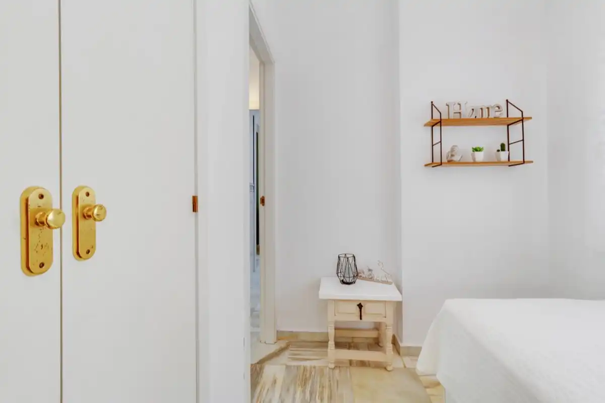 Dormitori de Dúplex de lloguer en Málaga amb Aire condicionat, Terrassa i Moblat