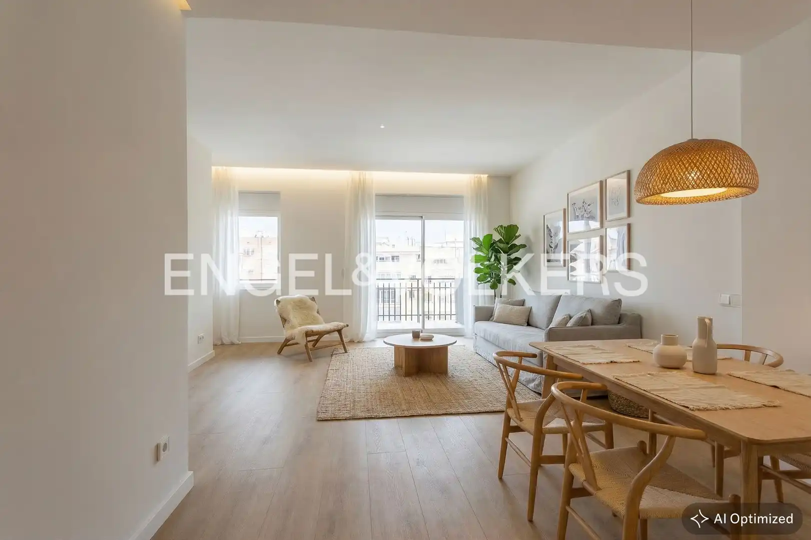 Sala d'estar de Pis en venda en  Barcelona Capital amb Aire condicionat, Calefacció i Parquet