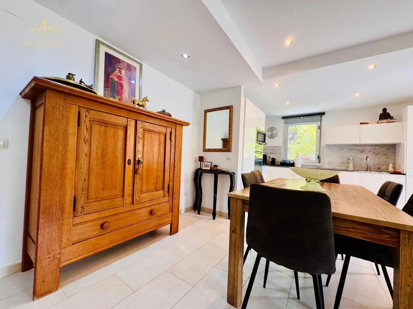 Dining room of Flat for rent in Altea  with Air Conditioner, Swimming Pool and Community pool