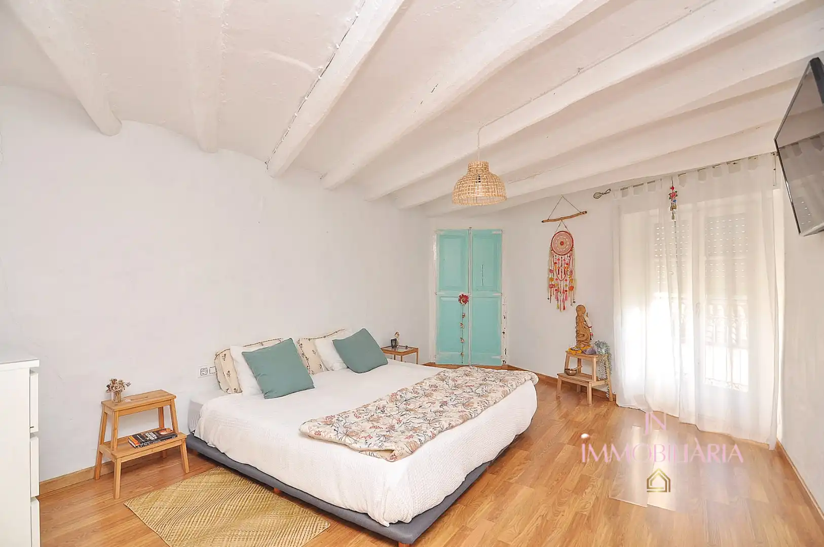 Schlafzimmer von Haus oder Chalet zum Verkauf in Piera mit Heizung, Parkett und Terrasse