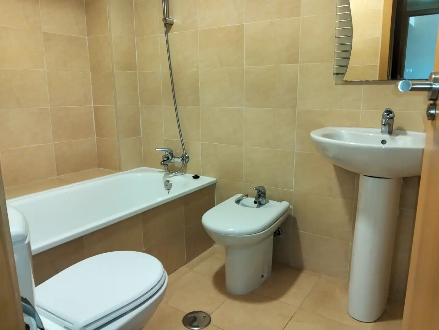 Bathroom of Flat for sale in La Manga del Mar Menor  with Air Conditioner, Heating and Private garden