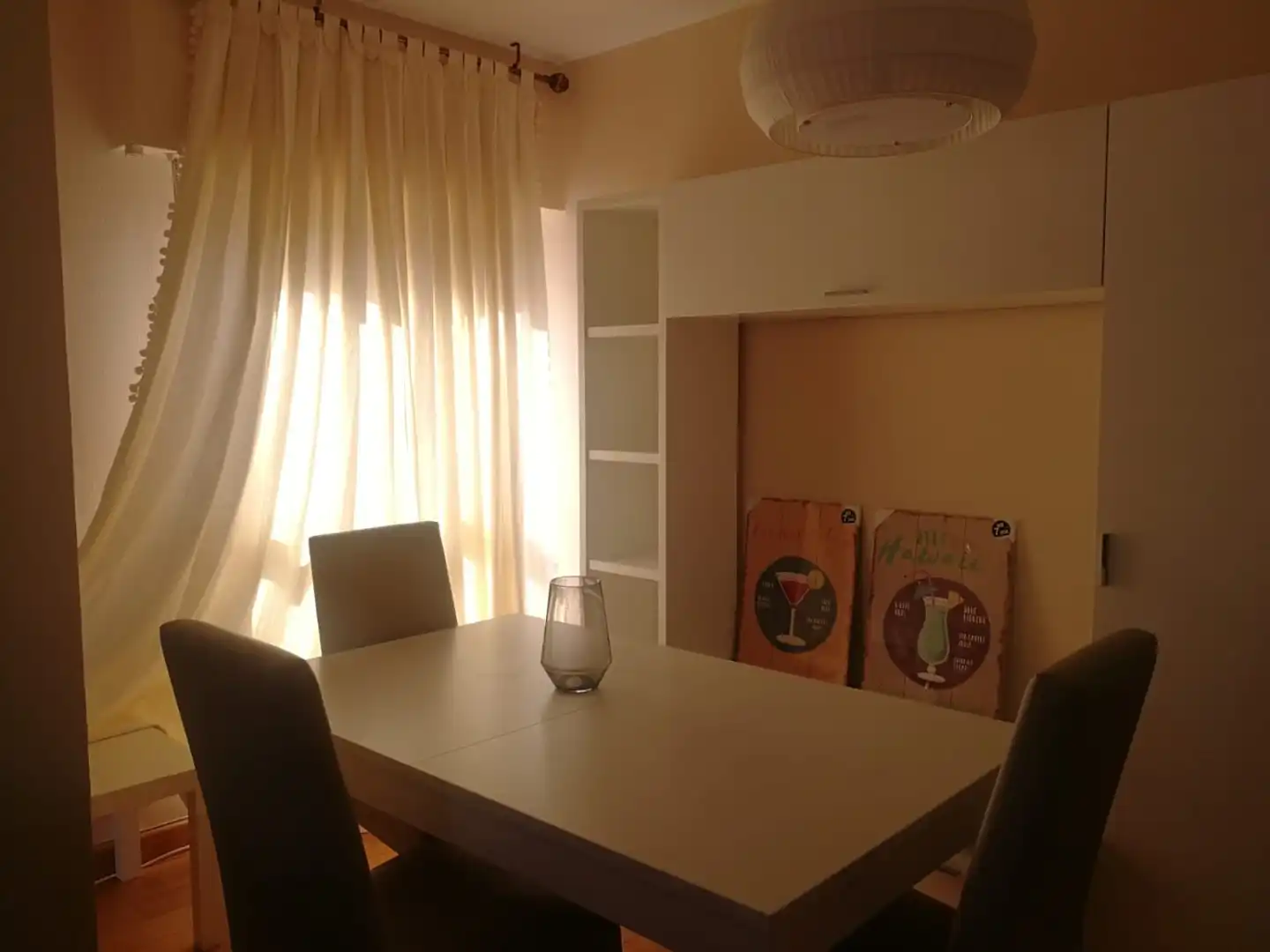 Dining room of Flat for rent in Murcia  with Air Conditioner, Terrace and Furnished