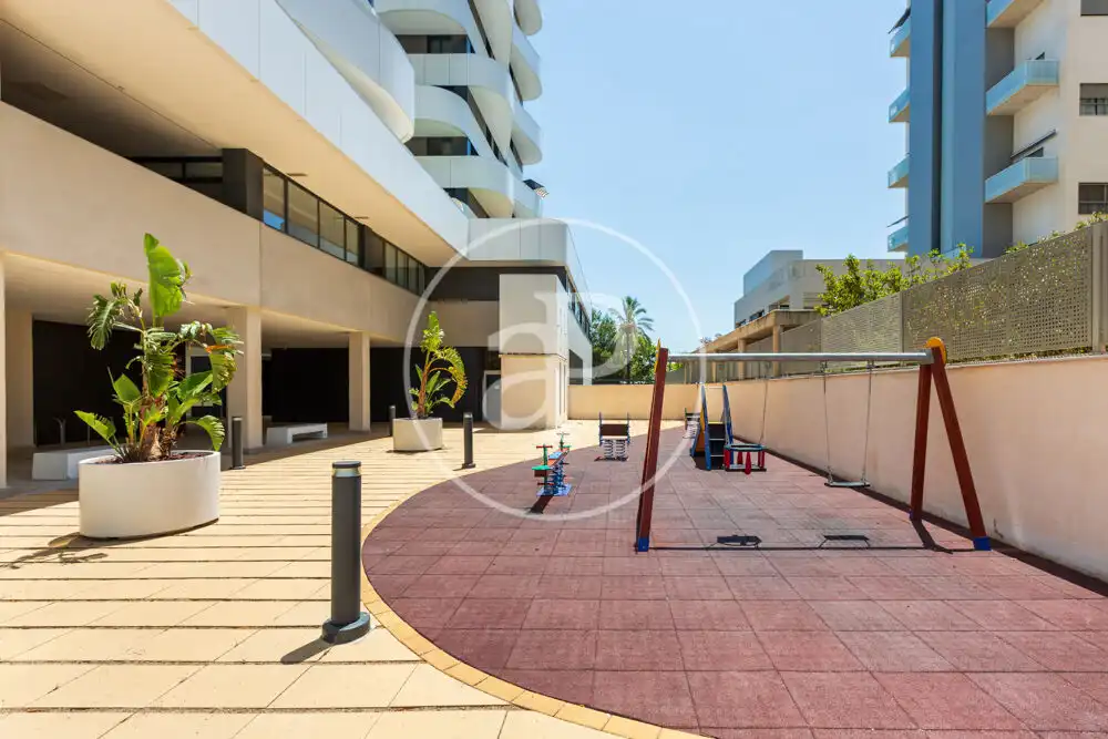 Terrasse von Wohnung zum Verkauf in Valencia mit Klimaanlage, Heizung und Privatgarten