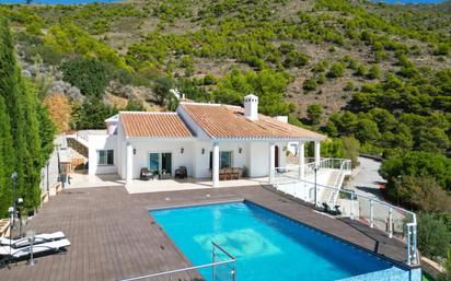 Vista exterior de Casa o xalet en venda en Mijas amb Aire condicionat, Calefacció i Jardí privat