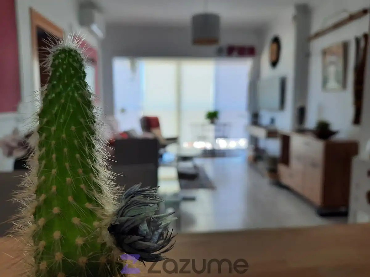 Wohnzimmer von Wohnungen zur Miete in Benalmádena mit Klimaanlage, Heizung und Privatgarten