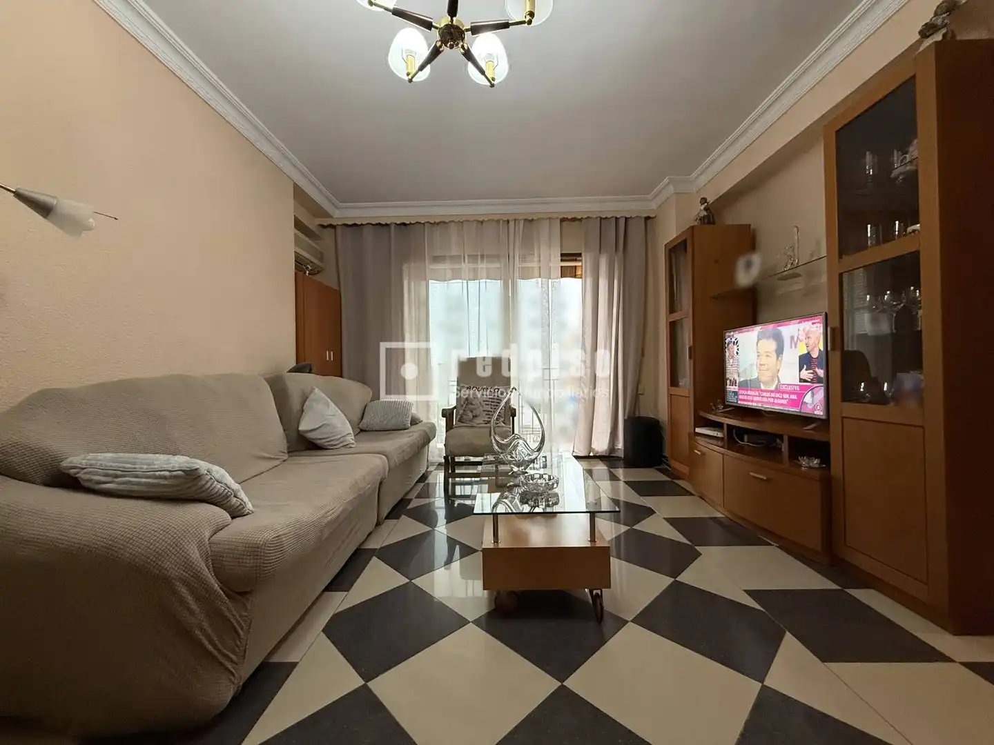 Sala de estar de Piso en venta en Málaga con Aire acondicionado y Terraza