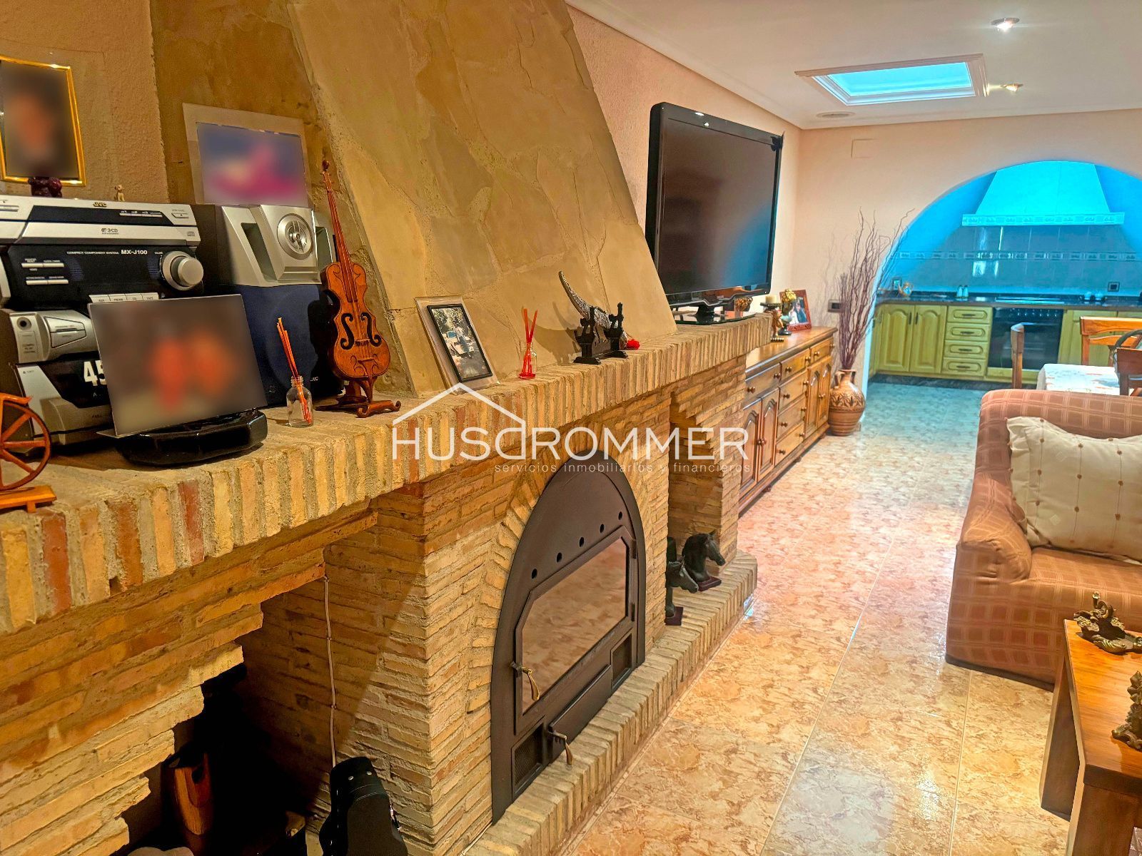Living room of House or chalet for sale in Almazora / Almassora  with Air Conditioner, Terrace and Furnished