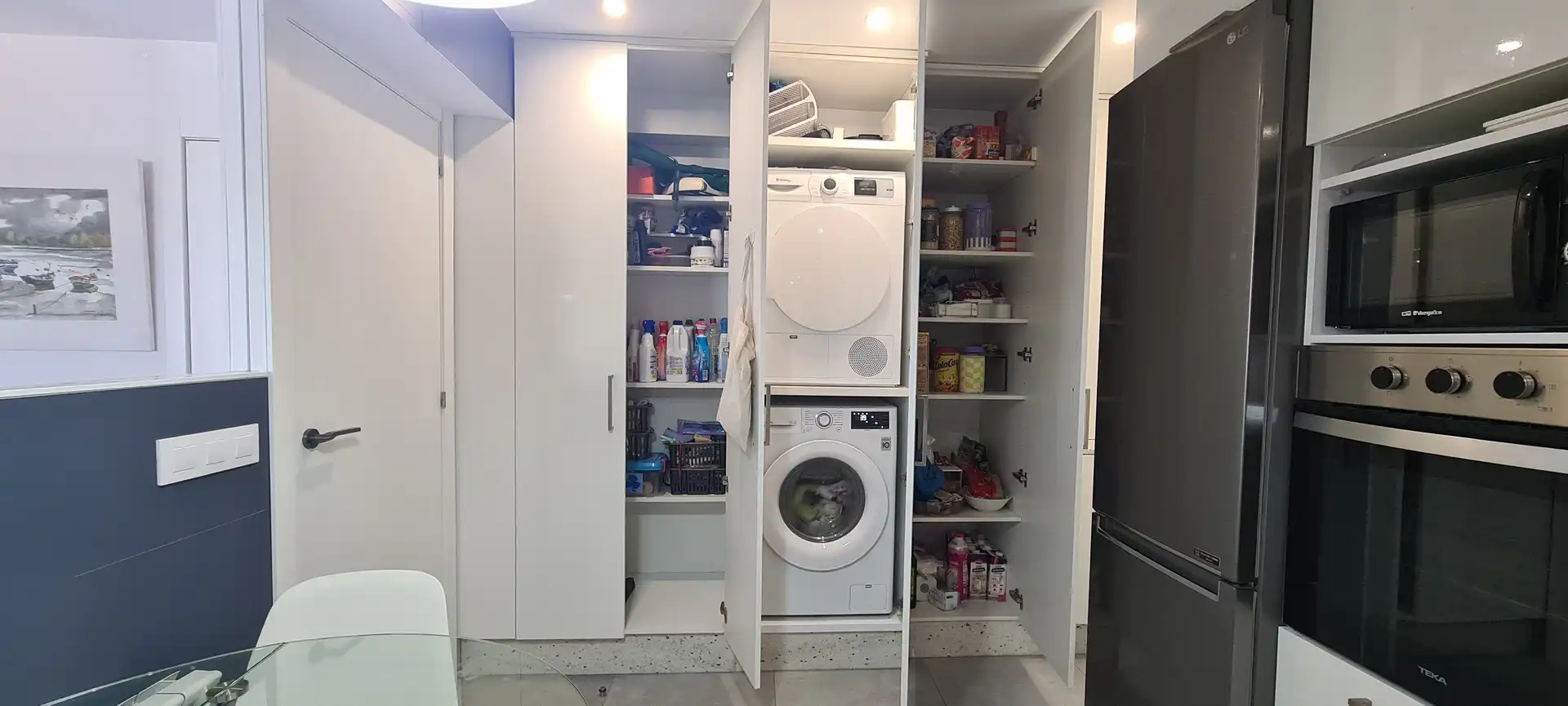 Kitchen of Flat for rent in Vigo   with Heating, Parquet flooring and Oven