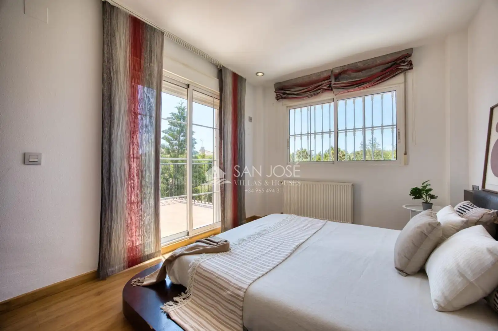 Bedroom of Houses for sale in Aspe  with Air Conditioner, Heating and Private garden