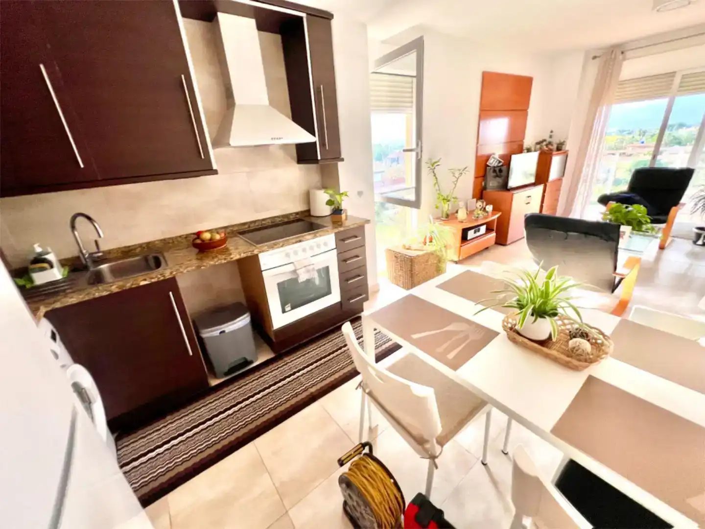 Küche von Wohnung zur Miete in Nules mit Schwimmbad und Balkon