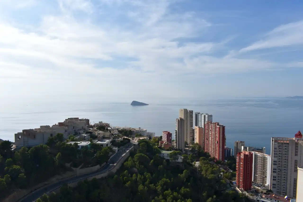 Vista exterior de Apartamento en venta en Benidorm con Terraza