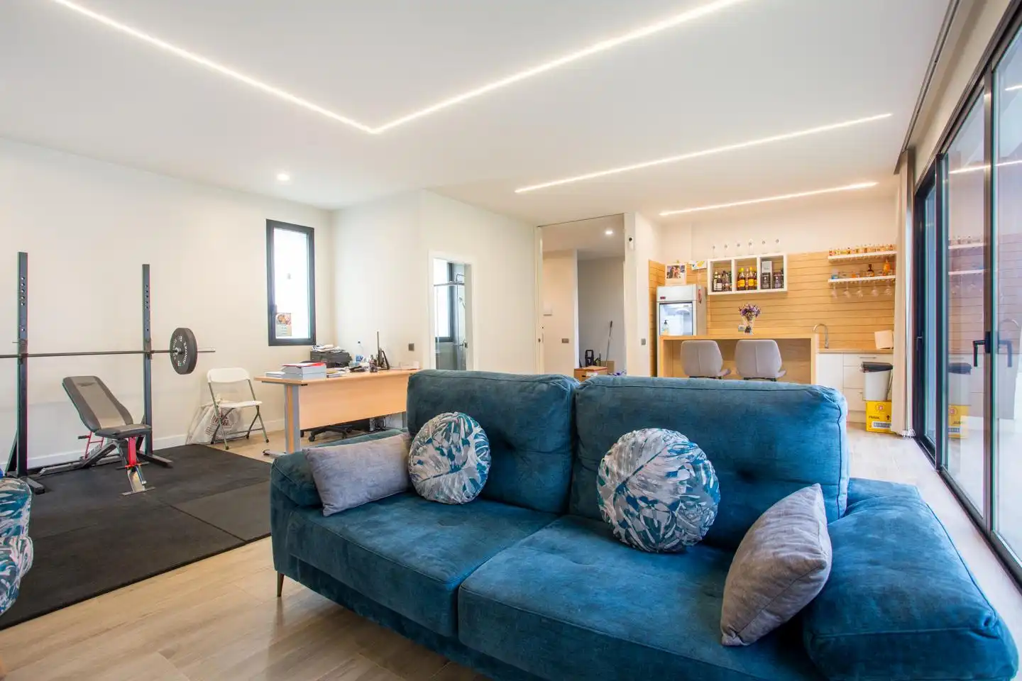 Sala de estar de Casa o chalet en venta en Las Palmas de Gran Canaria con Jardín privado, Terraza y Piscina