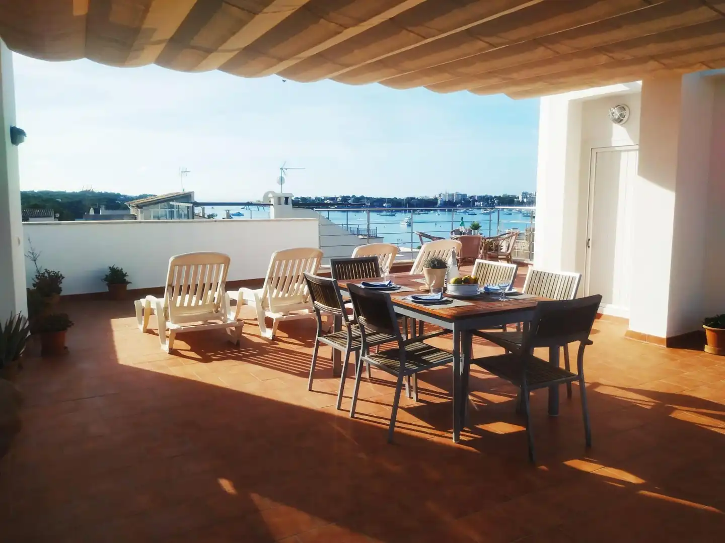 Terrasse von Wohnung zur Miete in Felanitx mit Klimaanlage, Terrasse und Möbliert