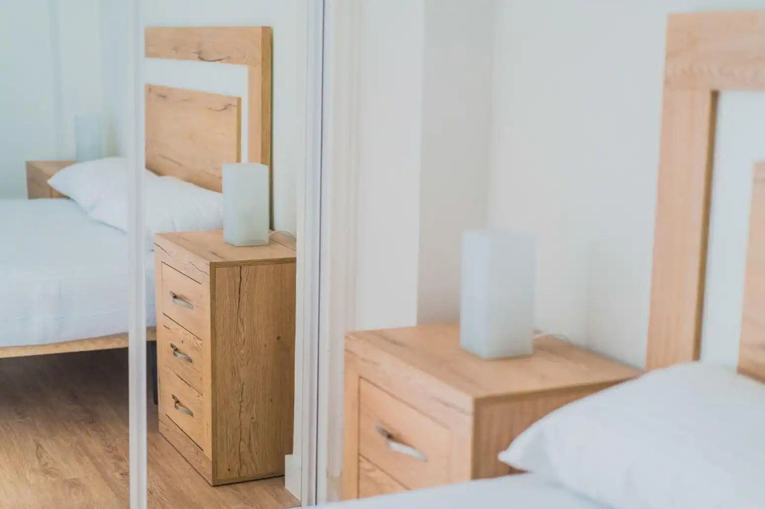 Bedroom of Flat for rent in Santander  with Heating, Parquet flooring and Furnished