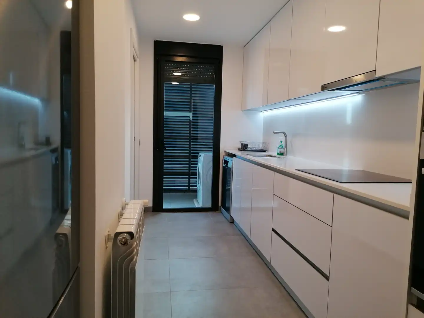 Kitchen of Flat for rent in Girona  with Air Conditioner, Heating and Parquet flooring