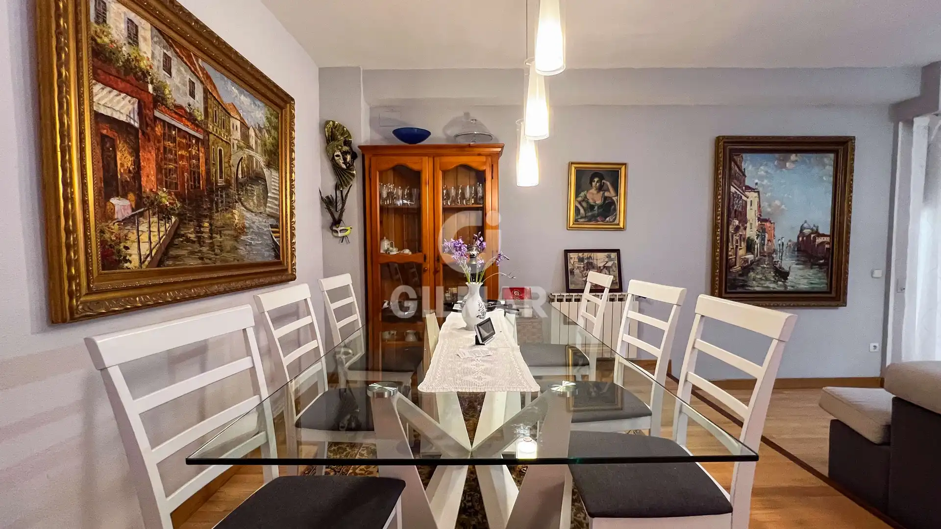 Comedor de Casa adosada en venta en Collado Mediano con Calefacción, Jardín privado y Piscina