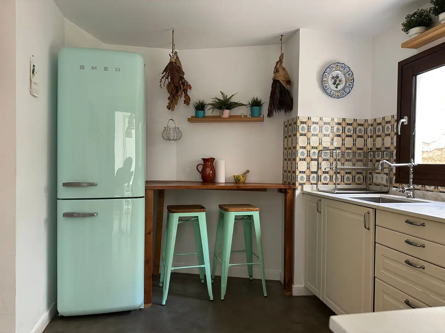 Cuina de Apartament de lloguer en  Palma de Mallorca amb Terrassa