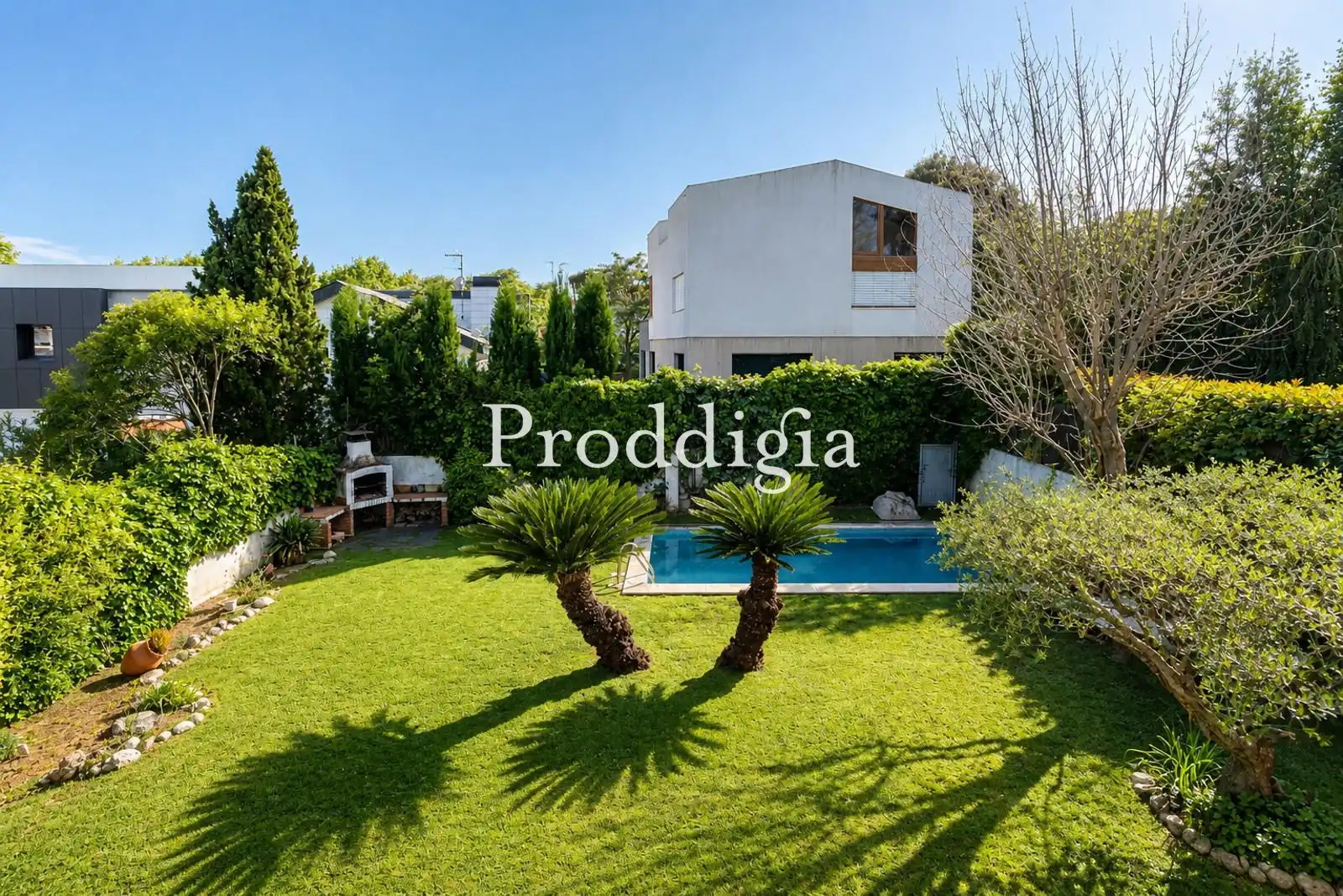 Garden of Houses for sale in Sant Cugat del Vallès  with Heating and Swimming Pool