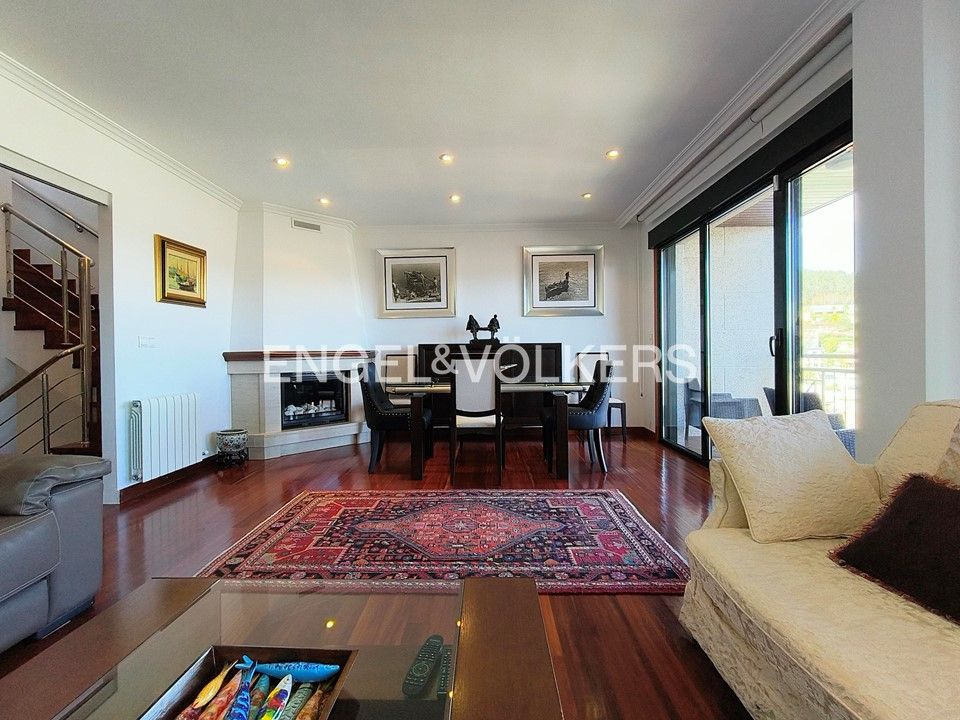 Living room of Single-family semi-detached for sale in Poio  with Heating, Private garden and Parquet flooring